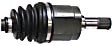 Front, Driver Side Axle Assembly, 1.8L Engine, Automatic Transmission