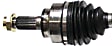 Front, Driver Side Axle Assembly, 1.8L Engine, Automatic Transmission