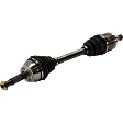 Front, Driver Side Axle Assembly, FWD, Standard Duty Replacement
