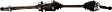 Front, Passenger Side Axle Assembly, FWD, Non-ABS