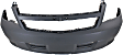 Front Primed Bumper Cover, Hybrid Model, For Models without Off Road Package (Round Fog Lights)