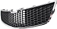 Front Bumper Grille, Chrome Shell with Black Insert, For Eco Model, 1.4L Engine