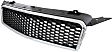 Grille, Chrome Shell with Textured Black Insert, 4 Cyl., 1.6L Engine