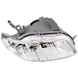 Passenger Side Headlight, without Bulb, Halogen, Hatchback/Sedan Models