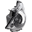 Driver Side Headlight, with Bulb, Halogen, Clear Lens, 4 Cyl., 1.2L Engine, CAPA Certified