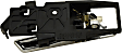 Front or Rear, Driver Side Interior Door Handle, Chrome, Without Door Lock Hole, 4 Cyl., 1.6L Engine