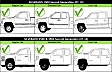 2013 Chevrolet Silverado 1500 WT - Front, Driver Side Black Interior Door Handle, With door lock button, 4-Door, Crew Cab Pickup, New Body Style