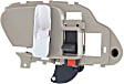1999 Cadillac Escalade Base - Front Or Rear, Driver Side Beige bezel with chrome lever Interior Door Handle,