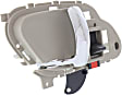 1999 Cadillac Escalade Base - Front Or Rear, Driver Side Beige bezel with chrome lever Interior Door Handle,