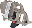 1999 Cadillac Escalade Base - Front Or Rear, Driver Side Beige bezel with chrome lever Interior Door Handle,
