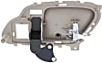 1999 Cadillac Escalade Base - Front Or Rear, Driver Side Beige bezel with chrome lever Interior Door Handle,
