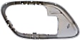 Front, Passenger Side, Interior, Door Handle Trim, Plastic, Chrome