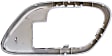 Front, Driver Side, Exterior, Door Handle Trim, Plastic, Chrome