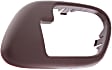 Front, Passenger Side, Interior, Door Handle Trim, Plastic, Red