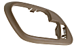 Front, Driver Side, Interior, Door Handle Trim, Plastic, Beige