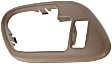 Front, Driver Side, Interior, Door Handle Trim, Plastic, Beige