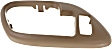 Front, Driver Side, Interior, Door Handle Trim, Plastic, Beige
