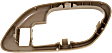 Front, Driver Side, Interior, Door Handle Trim, Plastic, Beige