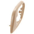Front, Passenger Side, Interior, Door Handle Trim, Plastic, Beige