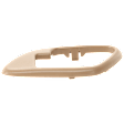 Front, Passenger Side, Interior, Door Handle Trim, Plastic, Beige