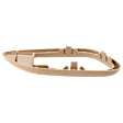 Front, Passenger Side, Interior, Door Handle Trim, Plastic, Beige