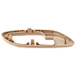 Front, Passenger Side, Interior, Door Handle Trim, Plastic, Beige