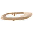 Front, Passenger Side, Interior, Door Handle Trim, Plastic, Beige