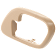 Front, Passenger Side, Interior, Door Handle Trim, Plastic, Beige
