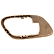 Front, Passenger Side, Interior, Door Handle Trim, Plastic, Beige