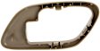 Front, Driver Side, Interior, Door Handle Trim, Plastic, Beige