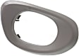 Front, Passenger Side, Interior, Door Handle Trim, Plastic, Gray
