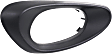 Front, Passenger Side, Interior, Door Handle Trim, Plastic, Textured Black