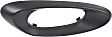 Front, Passenger Side, Interior, Door Handle Trim, Plastic, Textured Black