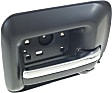 Front, Passenger Side Black Interior Door Handle