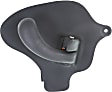 Front, Passenger Side Textured Black Interior Door Handle