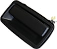 Rear, Driver Side Textured Black Exterior Door Handle, Without Key Hole