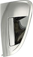Rear, Driver Side Chrome Exterior Door Handle, Without Key Hole