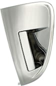 Rear, Driver Side Chrome Exterior Door Handle, Without Key Hole