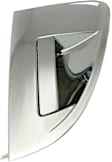 Rear, Driver Side Chrome Exterior Door Handle, Without Key Hole