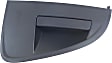 Rear, Passenger Side Textured Black Exterior Door Handle, Without Key Hole