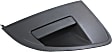 Rear, Driver Side Textured Black Exterior Door Handle, Without Key Hole