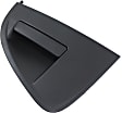 Rear, Driver Side Textured Black Exterior Door Handle, Without Key Hole