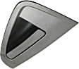 Rear, Passenger Side Textured Black Exterior Door Handle, Without Key Hole