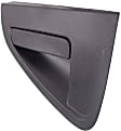 Rear, Driver Side Textured Black Exterior Door Handle, Without Key Hole
