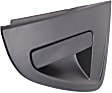 Rear, Driver Side Textured Black Exterior Door Handle, Without Key Hole
