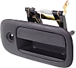 Rear - Side Sliding Door Exterior Door Handle, Textured Black, Without Key Hole