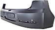 Rear Primed Bumper Cover, For Models With View Camera