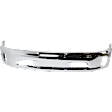 2017 Ram 1500 SLT - Front, Lower For Models With Two Piece Bumper Type, Fog Lamps and Ram Logo On Grille, Without Parking Sensors, Chrome