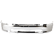 Front Bumper, Chrome, Without Mounting Brackets, CAPA CERTIFIED