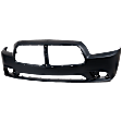2013 Dodge Charger Pursuit - Front Primed Bumper Cover, For Models With Adaptive Cruise Control, CAPA Certified